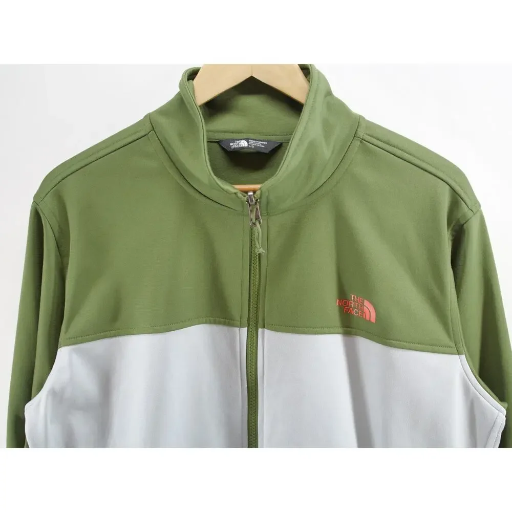 The North Face Track Jacket Men's L Green Full Zip‎ Outdoor Casual